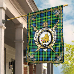 Clan Campbell of Breadalbane Ancient Tartan Crest Garden Flag  - Celtic Thistle  NC40 Clan Campbell of Breadalbane Tartan Today   