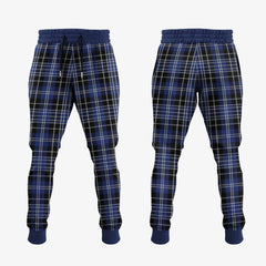 Clan Clark (Lion) Tartan Crest Jogger Sweatpants QB30 Clan Clark Tartan Today   