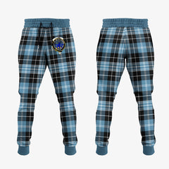 Clan Clark (Lion) Ancient Tartan Crest Jogger Sweatpants SF36 Clan Clark Tartan Today   