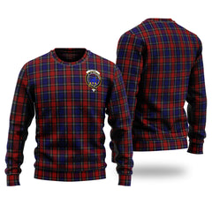 Clan Clark (Lion) Red Tartan Christmas Ugly Sweater VD53 Clark (Lion) Red Tartan Tartan Sweater   