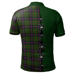 Clan Cochrane Tartan Polo Shirt - Lion Rampant And Celtic Thistle Style HS35 Cochrane Tartan Tartan Polo   