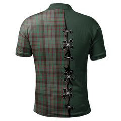 Clan Cochrane Hunting Tartan Polo Shirt - Lion Rampant And Celtic Thistle Style VJ74 Cochrane Hunting Tartan Tartan Polo   