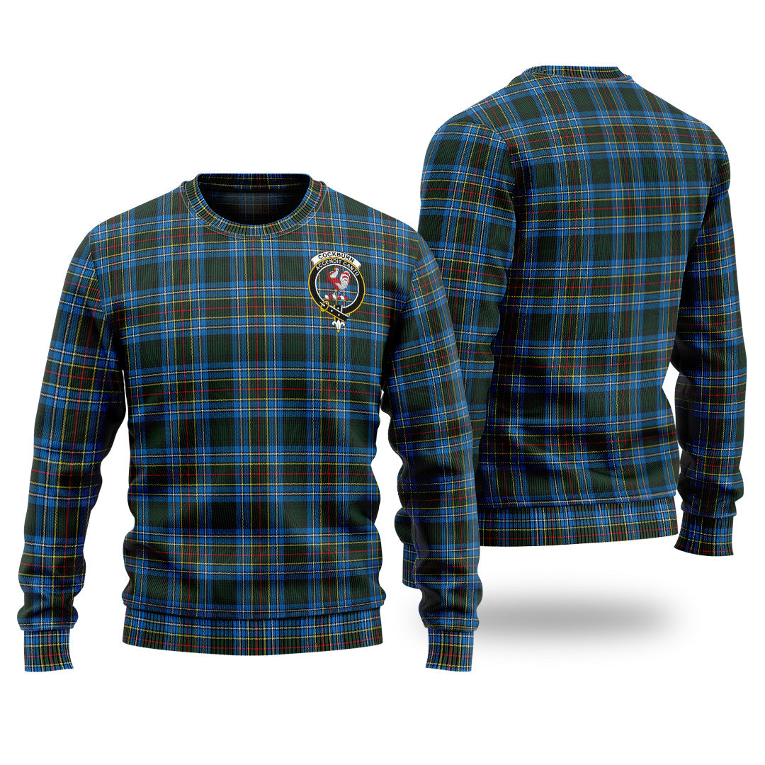 Clan Cockburn Modern Tartan Christmas Ugly Sweater ZG36 Cockburn Modern Tartan Tartan Sweater   