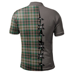 Clan Craig Ancient Tartan Polo Shirt - Lion Rampant And Celtic Thistle Style QO75 Craig Ancient Tartan Tartan Polo   