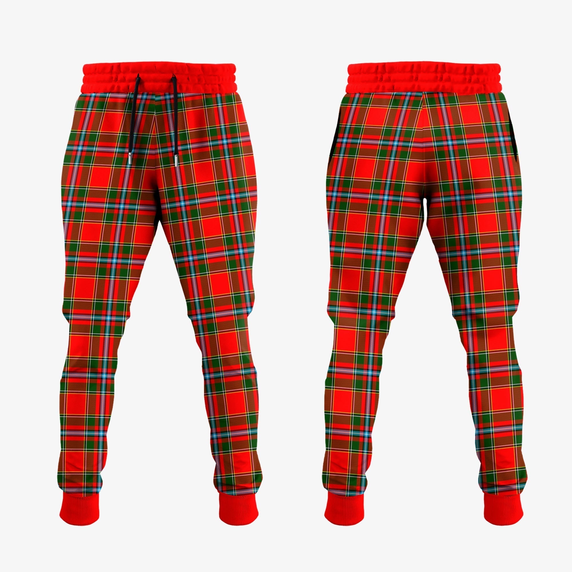 Clan Drummond Of Perth Tartan Crest Jogger Sweatpants HQ65 Clan Drummond Tartan Today   