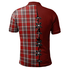 Clan Drummond of Perth Dress Tartan Polo Shirt - Lion Rampant And Celtic Thistle Style YT78 Drummond of Perth Dress Tartan Tartan Polo   