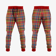 Clan Drummond Of Strathallan Modern Tartan Crest Jogger Sweatpants HB15 Clan Hall Tartan Today   