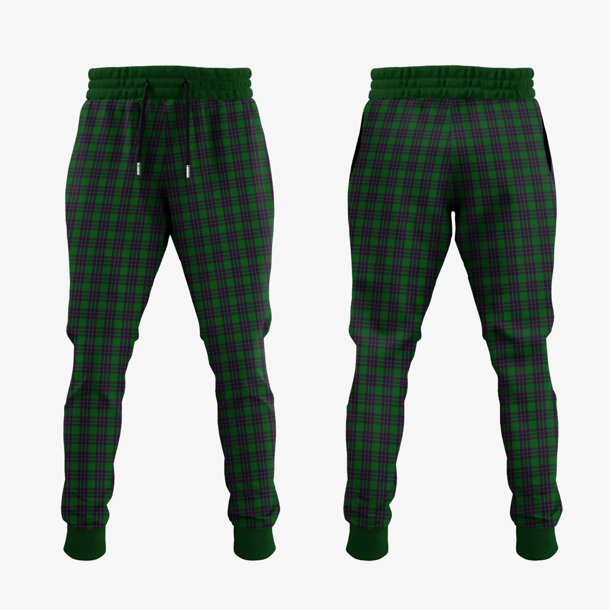 Clan Elphinstone Tartan Crest Jogger Sweatpants TN27 Clan Elphinstone Tartan Today   