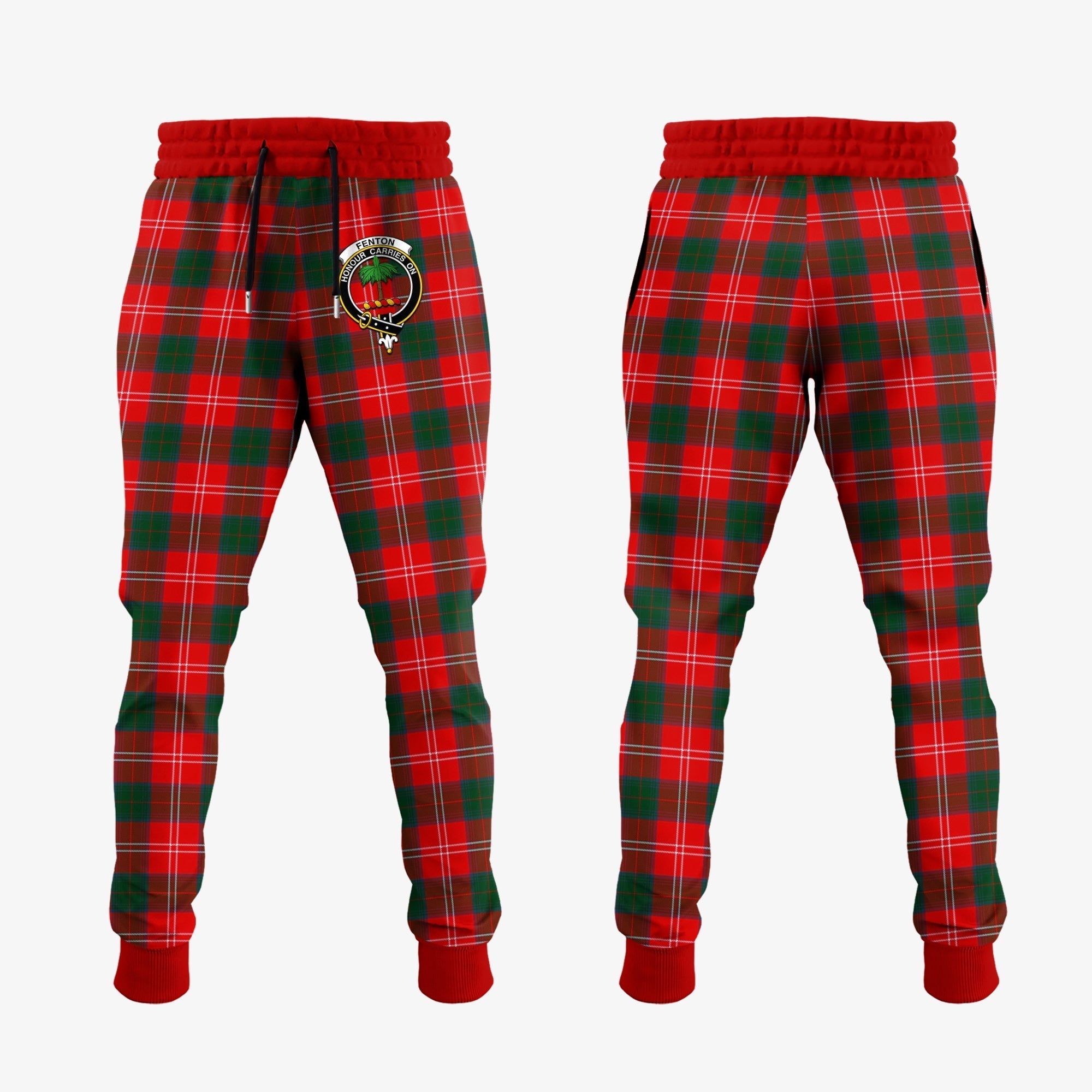 Clan Fenton Tartan Crest Jogger Sweatpants GD32 Clan Fenton Tartan Today   