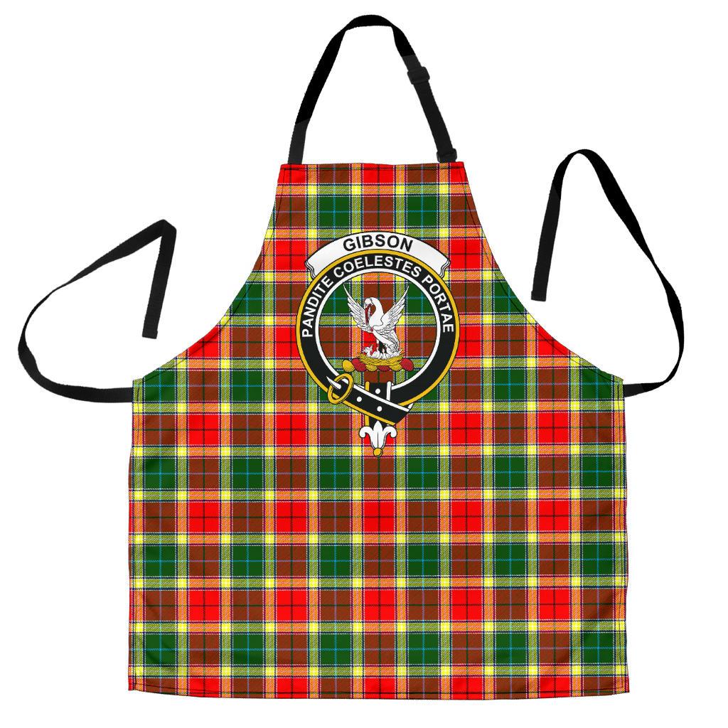 Clan Gibbs Tartan Crest Apron DM95 Clan Gibbs Tartan Today   