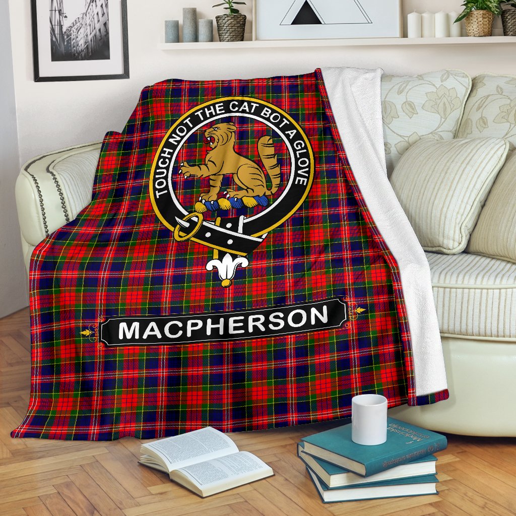 Clan Clan MacPherson (Chief) Family Tartan Crest BlanketsOW81 Clan MacPherson Tartan Today   