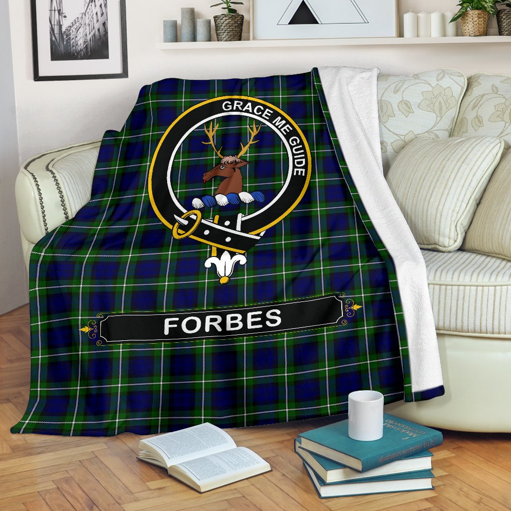 Clan Forbes Family Tartan Crest BlanketsJO15 Clan Forbes Tartan Today   