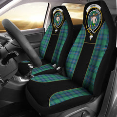 Clan Shaw Of Sauchie Tartan Crest Car Seat Cover  - Special VersionZB40 Clan Shaw Tartan Today   