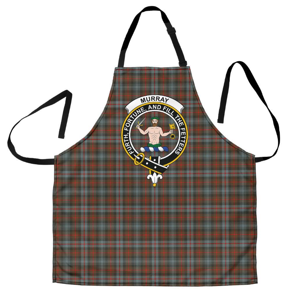 Clan Murray of Atholl Weathered Tartan Crest Apron EG79 Clan Murray Tartan Today   