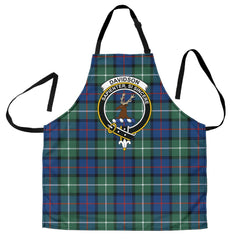 Clan Davidson of Tulloch Tartan Crest Apron AG35 Clan Davidson Tartan Today   