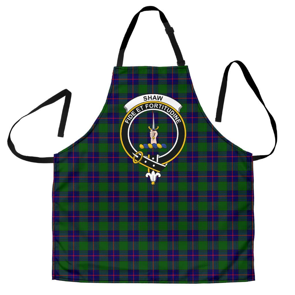 Clan Shaw Modern Tartan Crest Apron VX26 Clan Shaw Tartan Today   