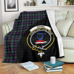 Clan Rose Hunting Modern Tartan Crest Blanket Wave Style MH58 Clan Rose Tartan Today   