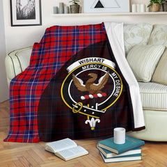 Clan Wishart Dress Tartan Crest Blanket Wave Style RM58 Clan Wishart Tartan Today   