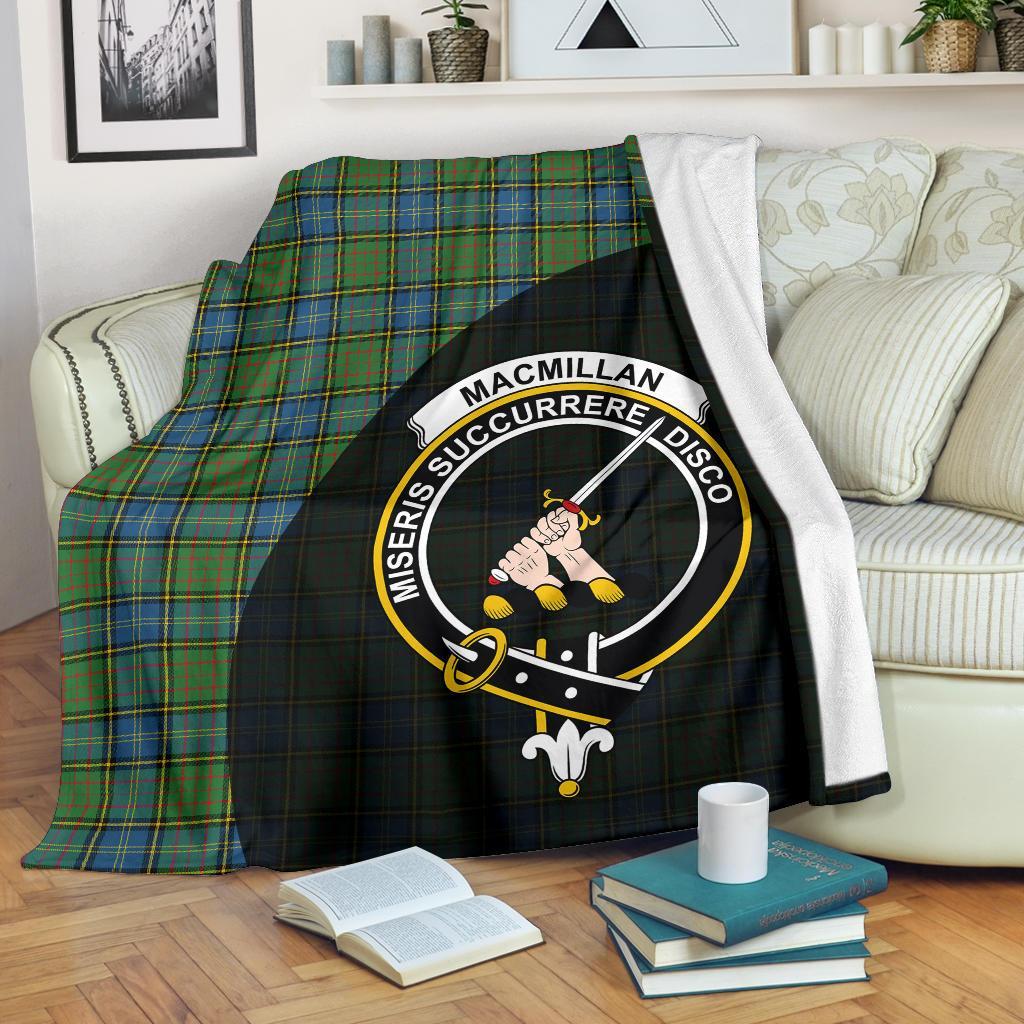 Clan MacMillan Hunting Ancient Tartan Crest Blanket Wave Style PF44 Clan MacMillan Tartan Today   