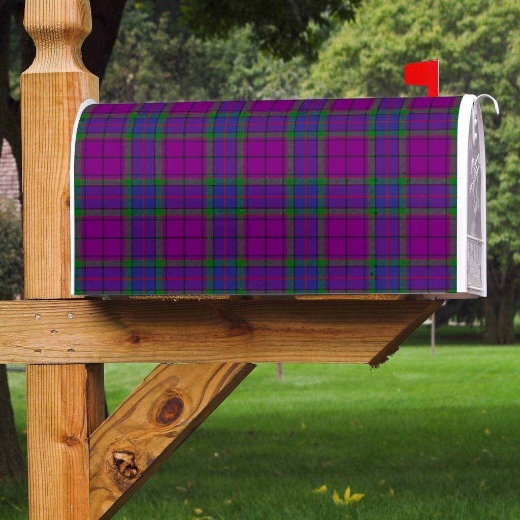 Clan Wardlaw Modern Tartan Crest Mailbox KW97 Clan Wardlaw Tartan Today   