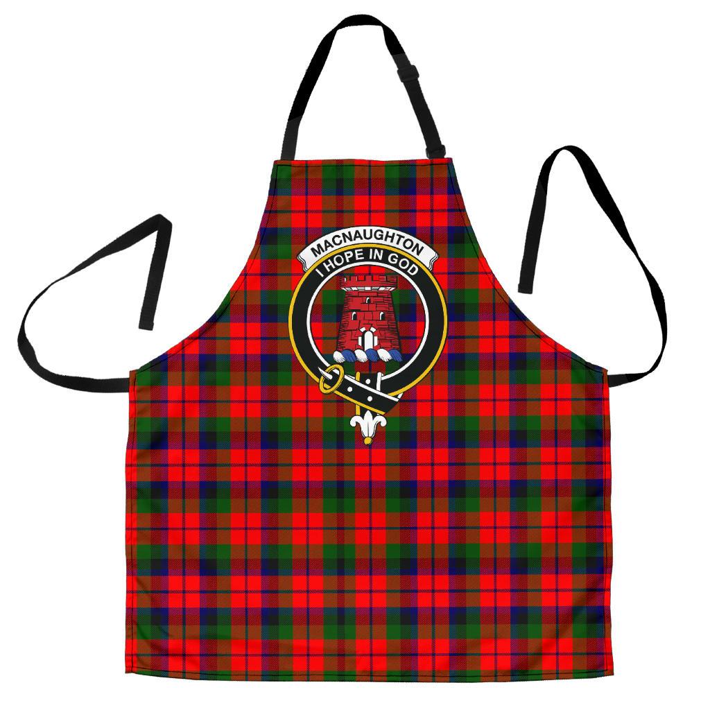 Clan MacNaughton Modern Tartan Crest Apron ZF93 Clan MacNaughton Tartan Today   