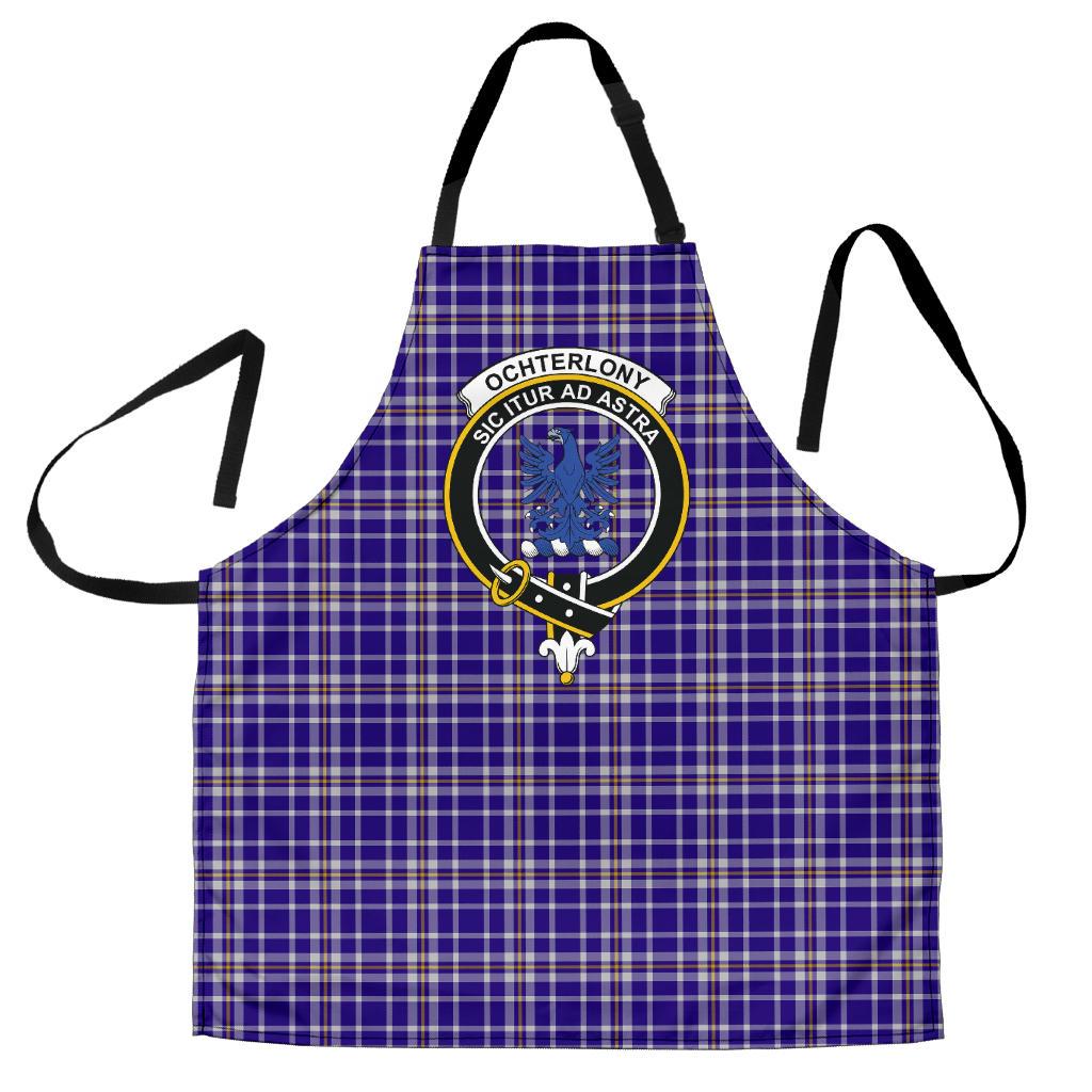 Clan Ochterlony Tartan Crest Apron WI30 Clan Ochterlony/ Ochterlonie Tartan Today   