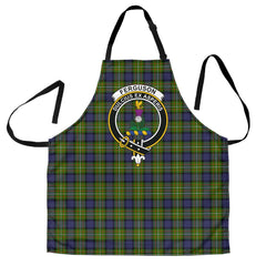 Clan Fergusson Modern Tartan Crest Apron QV85 Clan Fergusson Tartan Today   