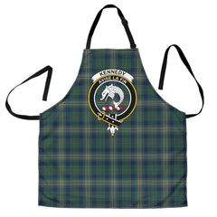 Clan Kennedy Modern Tartan Crest Apron UG50 Clan Kennedy Tartan Today   