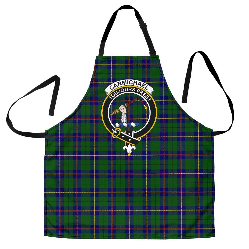 Clan Carmichael Modern Tartan Crest Apron HS88 Clan Carmichael Tartan Today   