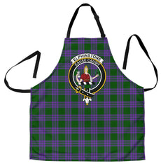 Clan Elphinstone Tartan Crest Apron WY72 Clan Elphinstone Tartan Today   