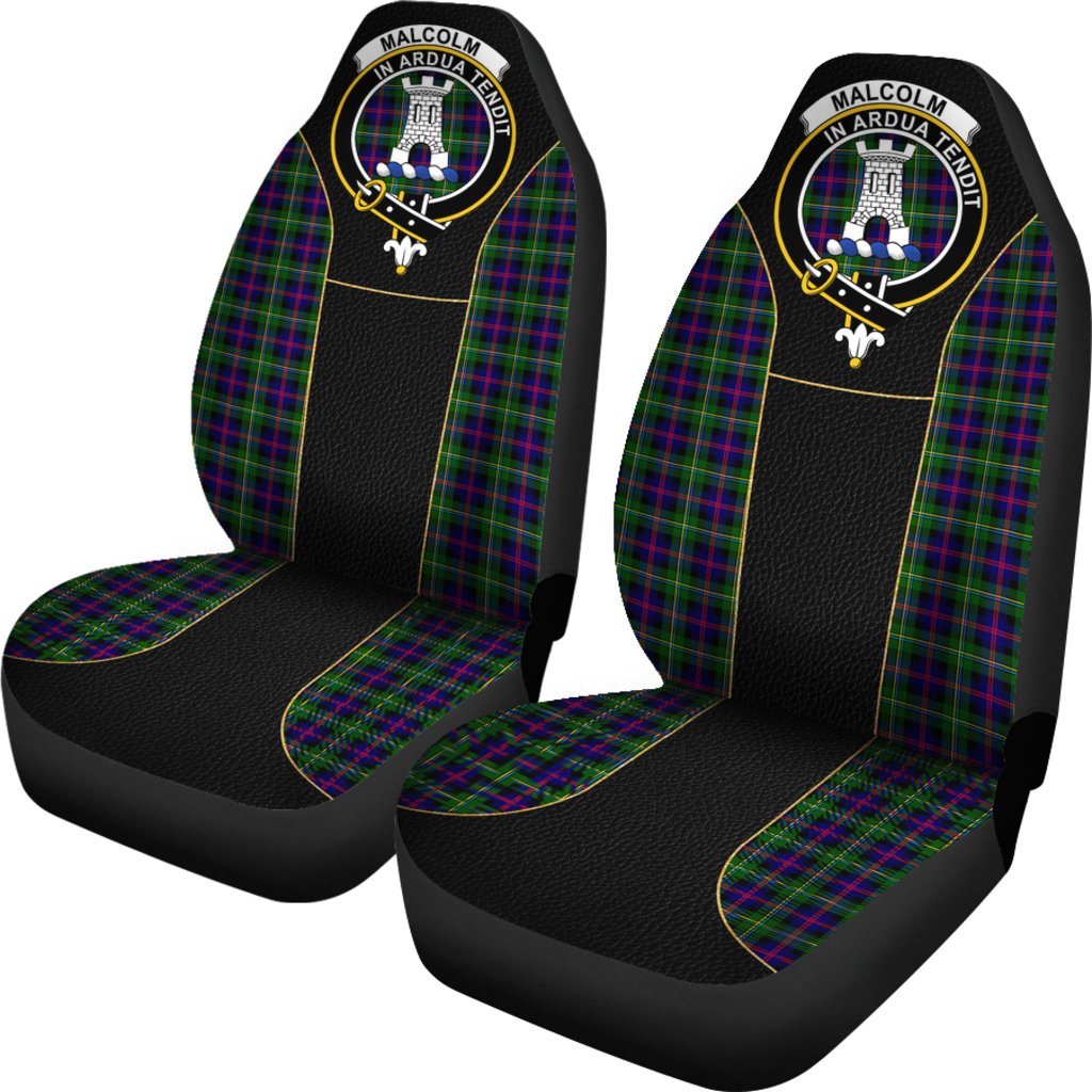 Clan Malcolm (MacCallum) Tartan Crest Car Seat Cover  Special VersionBN58 Clan MacCallum Tartan Today   