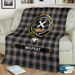 Clan Moffat Family Tartan Crest Blanket 3 Sizes ZJ62 Clan Moffat Tartan Today   