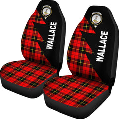 Clan Wallace Tartan Crest Car Seat Cover  - Flash StylePH95 Clan Wallace Tartan Today   