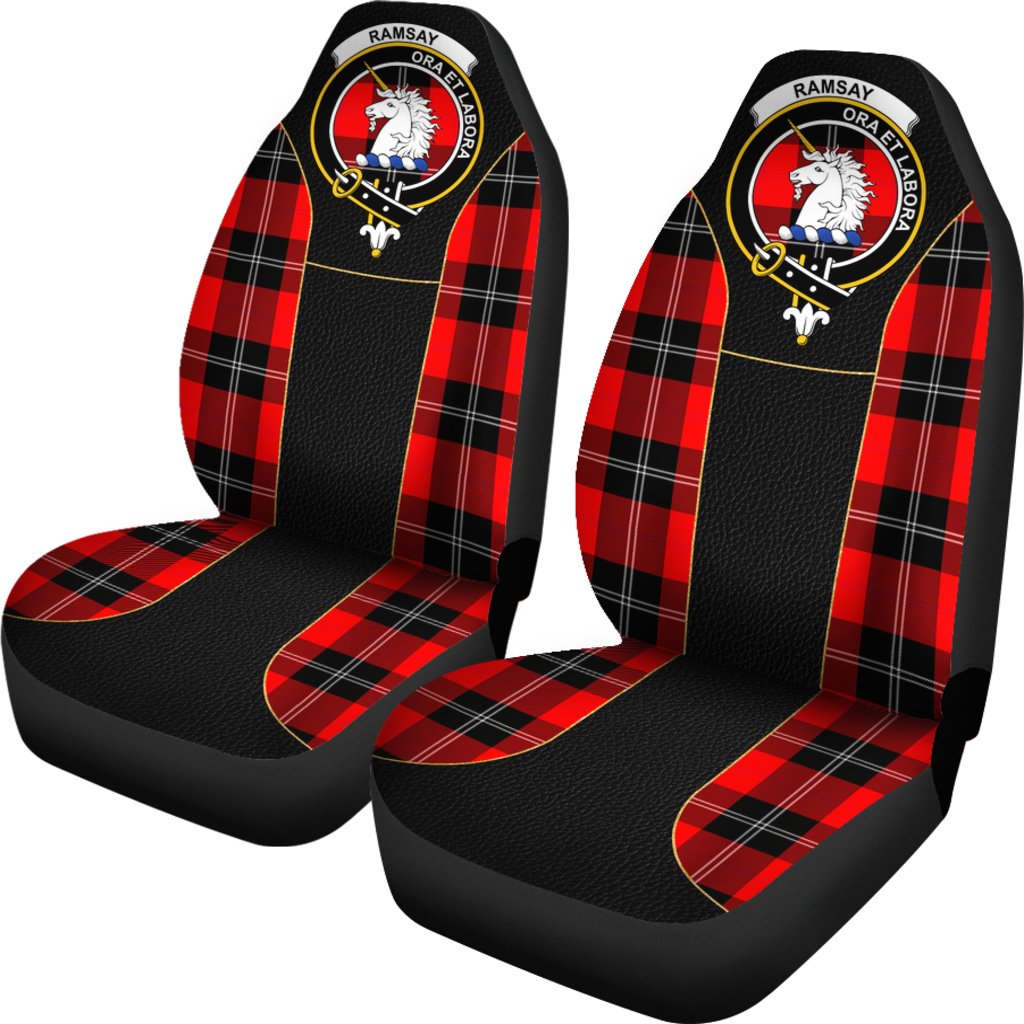Clan Clan Ramsay Modern Tartan Crest Car seat Cover JS93 Clan Ramsay Tartan Today   
