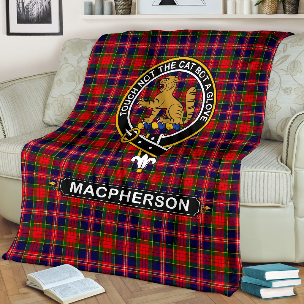 Clan Clan MacPherson (Chief) Family Tartan Crest BlanketsOW81 Clan MacPherson Tartan Today   