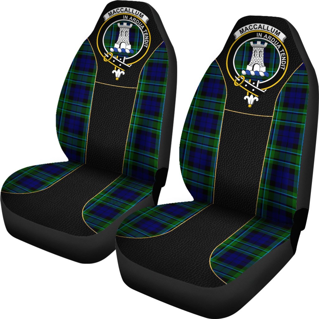 Clan MacCallum (Malcolm) Tartan Crest Car Seat Cover  Special VersionYB52 Clan MacCallum Tartan Today   