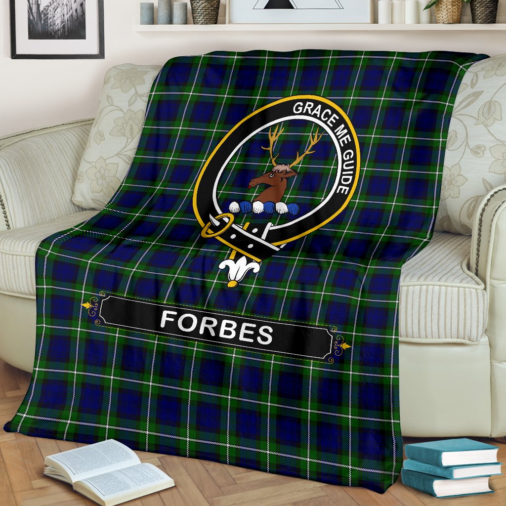 Clan Forbes Family Tartan Crest BlanketsJO15 Clan Forbes Tartan Today   