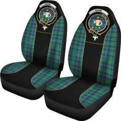 Clan Shaw Of Sauchie Tartan Crest Car Seat Cover  - Special VersionZB40 Clan Shaw Tartan Today   