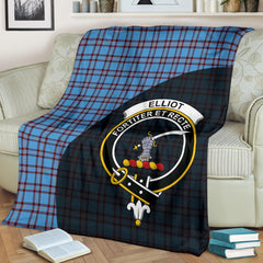 Clan Elliot Ancient Tartan Crest Blanket 3 Sizes GS20 Clan Elliot Tartan Today   