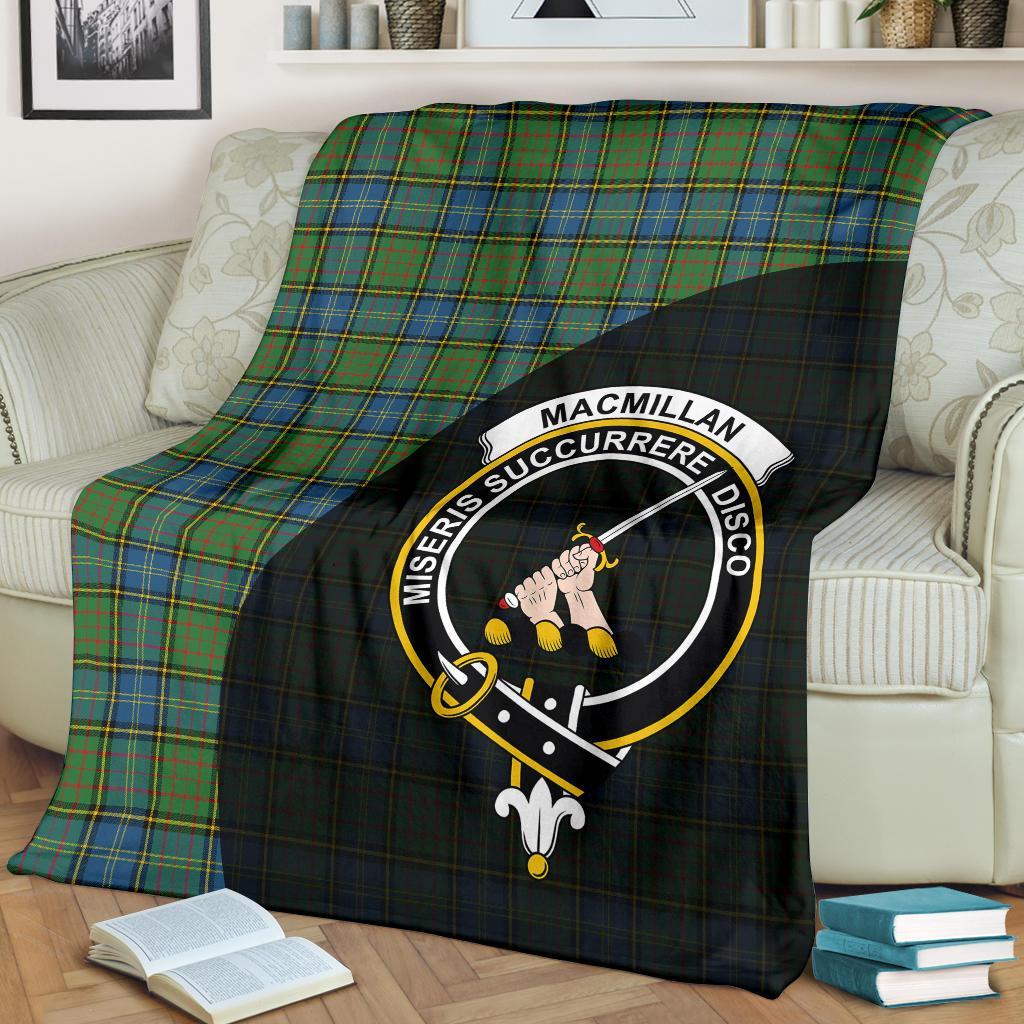 Clan MacMillan Hunting Ancient Tartan Crest Blanket Wave Style PF44 Clan MacMillan Tartan Today   