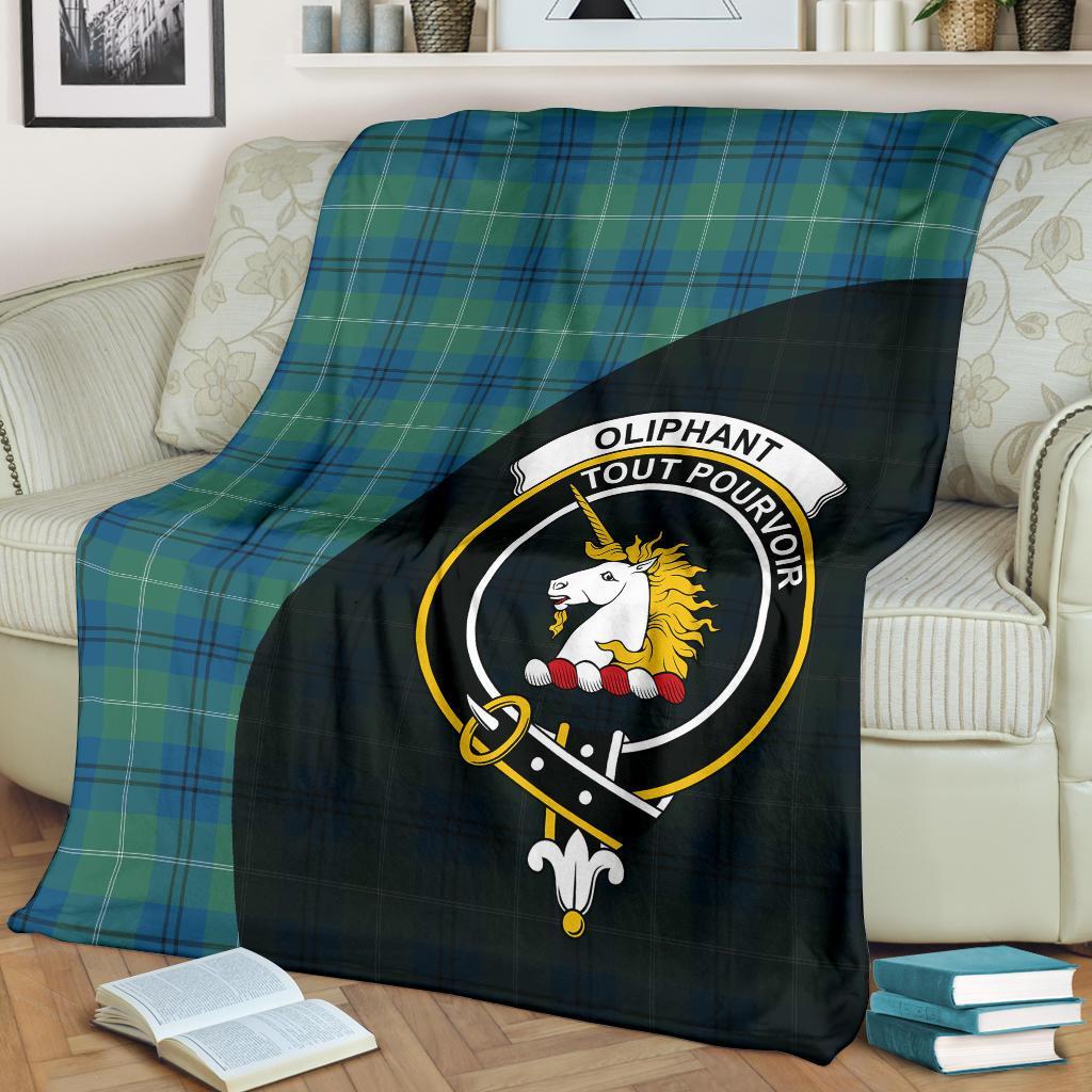 Clan Oliphant Ancient Tartan Crest Blanket Wave Style WE34 Clan Oliphant Tartan Today   