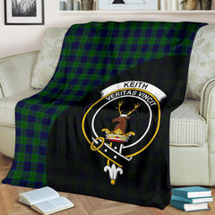 Clan Keith Modern Tartan Crest Blanket Wave Style HL13 Clan Keith Tartan Today   