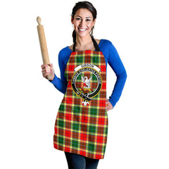 Clan Gibbs Tartan Crest Apron DM95 Clan Gibbs Tartan Today   