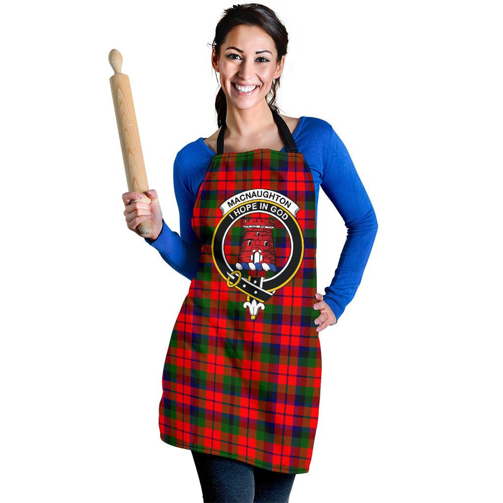 Clan MacNaughton Modern Tartan Crest Apron ZF93 Clan MacNaughton Tartan Today   