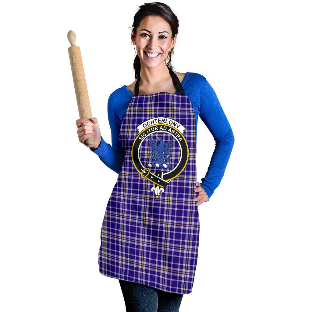 Clan Ochterlony Tartan Crest Apron WI30 Clan Ochterlony/ Ochterlonie Tartan Today   