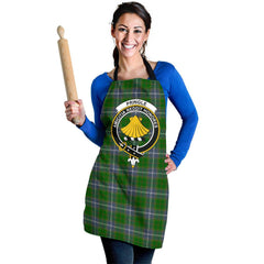 Clan Pringle Tartan Crest Apron MS25 Clan Pringle Tartan Today   