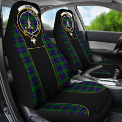 Clan Shaw (Of Tordarroch) Tartan Crest Car Seat Cover  - Special VersionAX53 Clan Shaw Tartan Today   