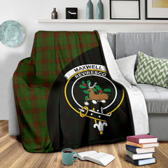 Clan Maxwell Family Tartan Crest Blanket 3 Sizes GH63 Clan Maxwell Tartan Today   