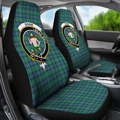 Clan Shaw Of Sauchie Tartan Crest Car Seat Cover FW51 Clan Shaw Tartan Today   