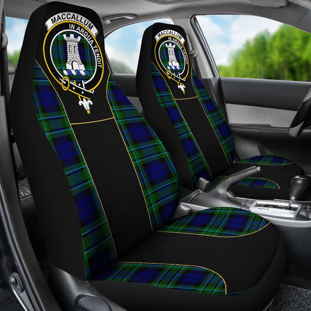 Clan MacCallum (Malcolm) Tartan Crest Car Seat Cover  Special VersionYB52 Clan MacCallum Tartan Today   